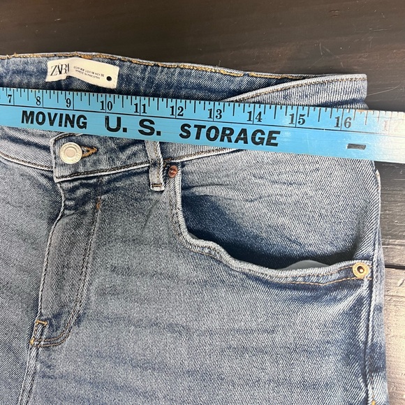 Zara Women's Denim Blue Skinny Jeans - Picture 8 of 10